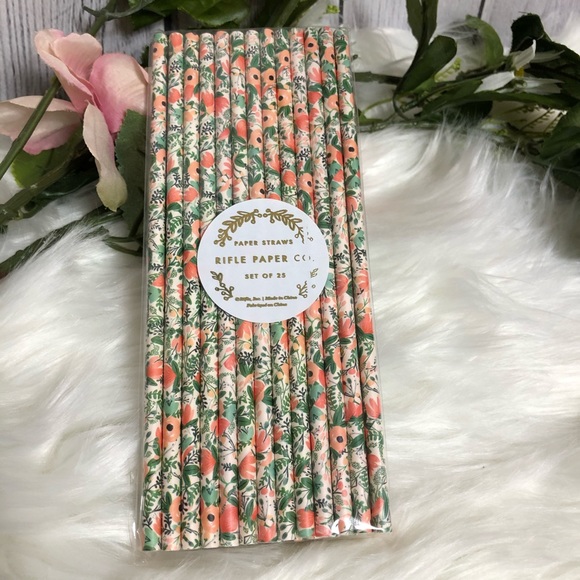 Rifle Paper Co. Other - Rifle Paper Co. Wildflower Paper Straws